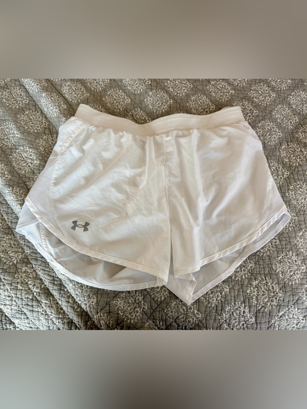 Women’s Under Armour White Running Shorts